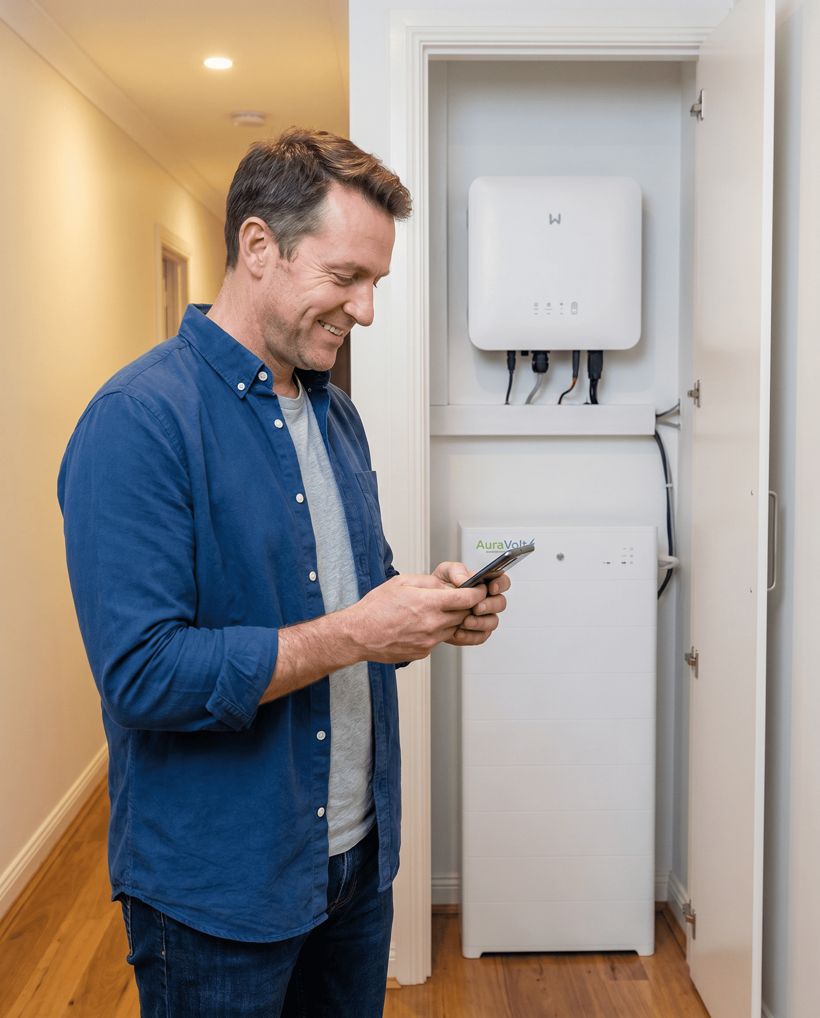 Thuisbatterij geïnstalleerd door AuraVolt