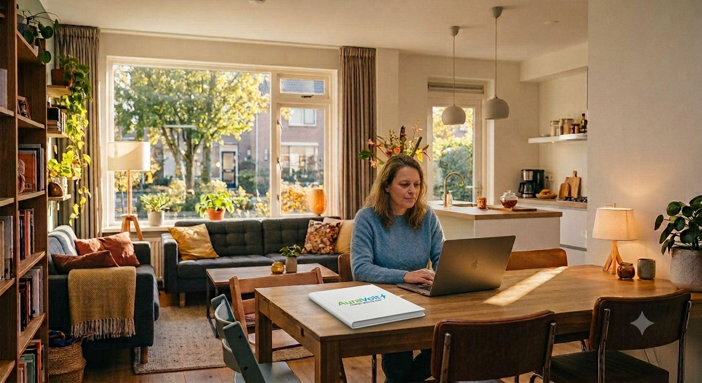De Slimmerik-app van AuraVolt voor zonnestroom opslag